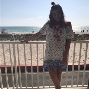 Off the Shoulder Greece inspired Dress